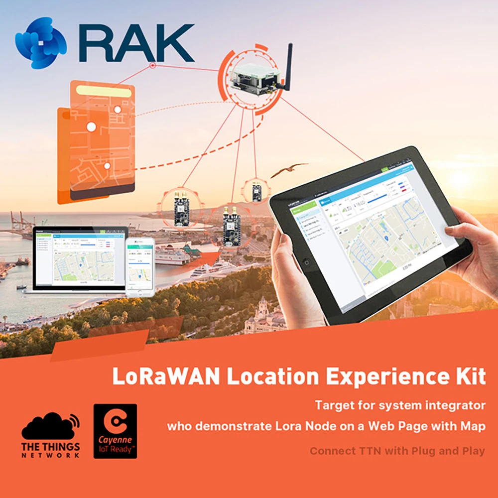 Набор для решения IoT LoRaWAN система слежения узлов модуль шлюза Lora с GPS антенной