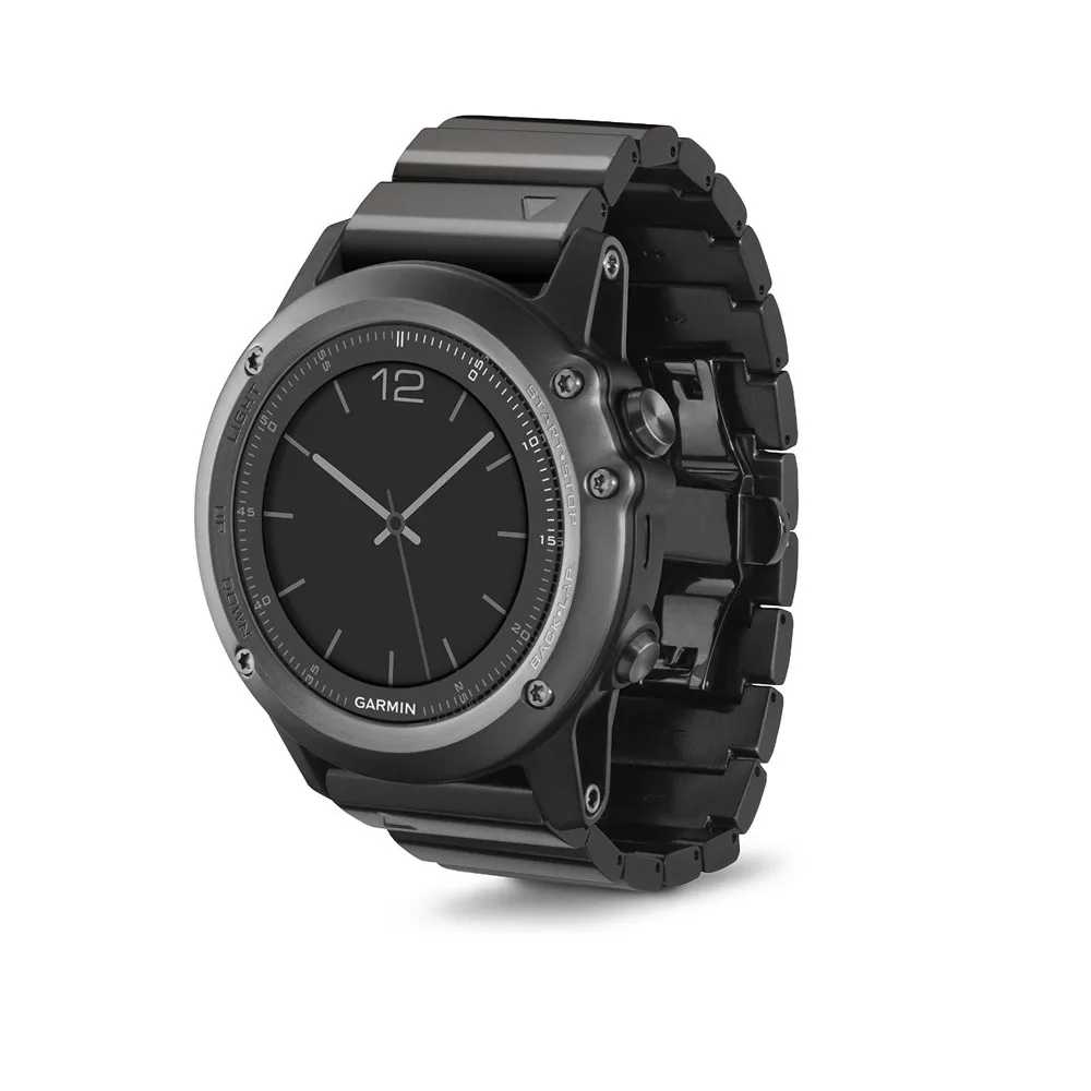 Новый дизайн 4 цвета металлические сменные часы из нержавеющей стали браслеты полосы для garmin Смарт-часы для Garmin Fenix 3/HR