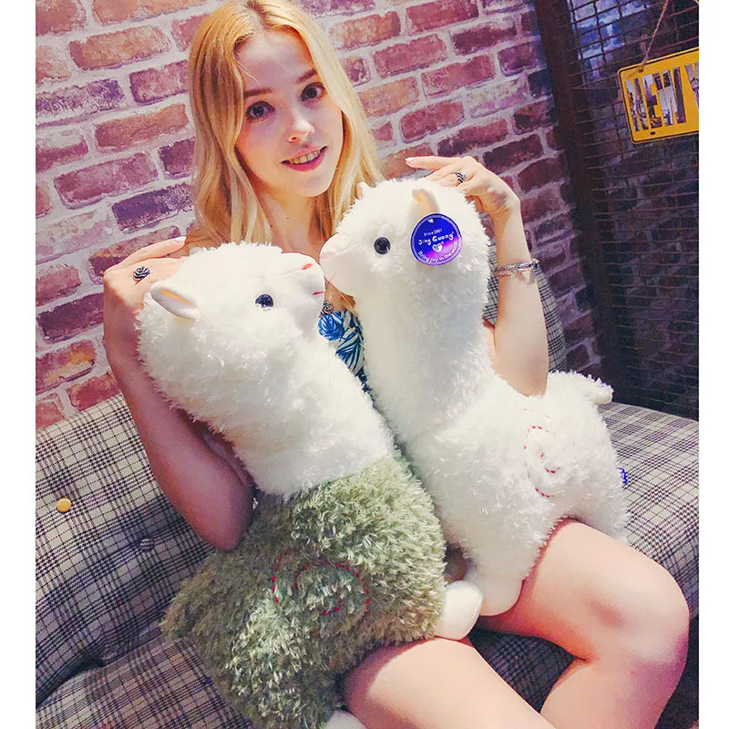 Kawaii Радуга 25 см Альпака плюшевые куклы игрушки милый лама Alpacasso игрушки плюшевые японские Альпака животных мягкая кукла Дети подарок