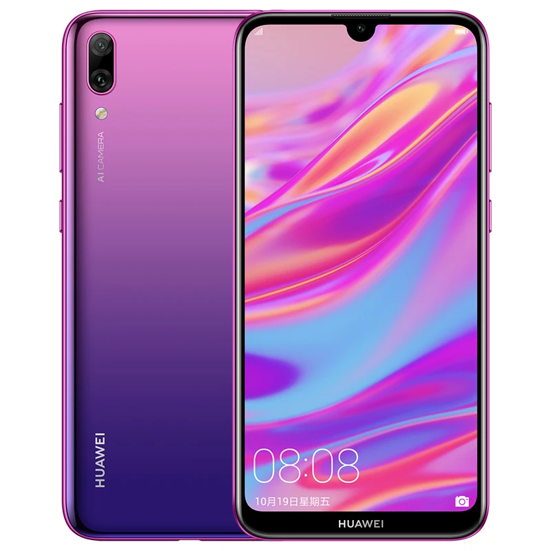  global rom Huawe Enjoy 9 Y7 2019 6.26 inch 1520*720P mobile phone Snapdragon 450 Octa core Dual Rea