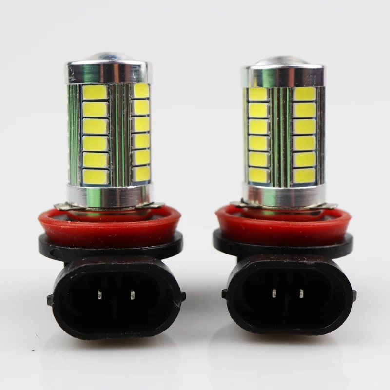 Автомобильный H8 H11 led 9005 9006 h4 h7 5630 33SMD противотуманная фара 1156 1157 дневные ходовые огни светильник лампы поворот Парковка лампы 12V