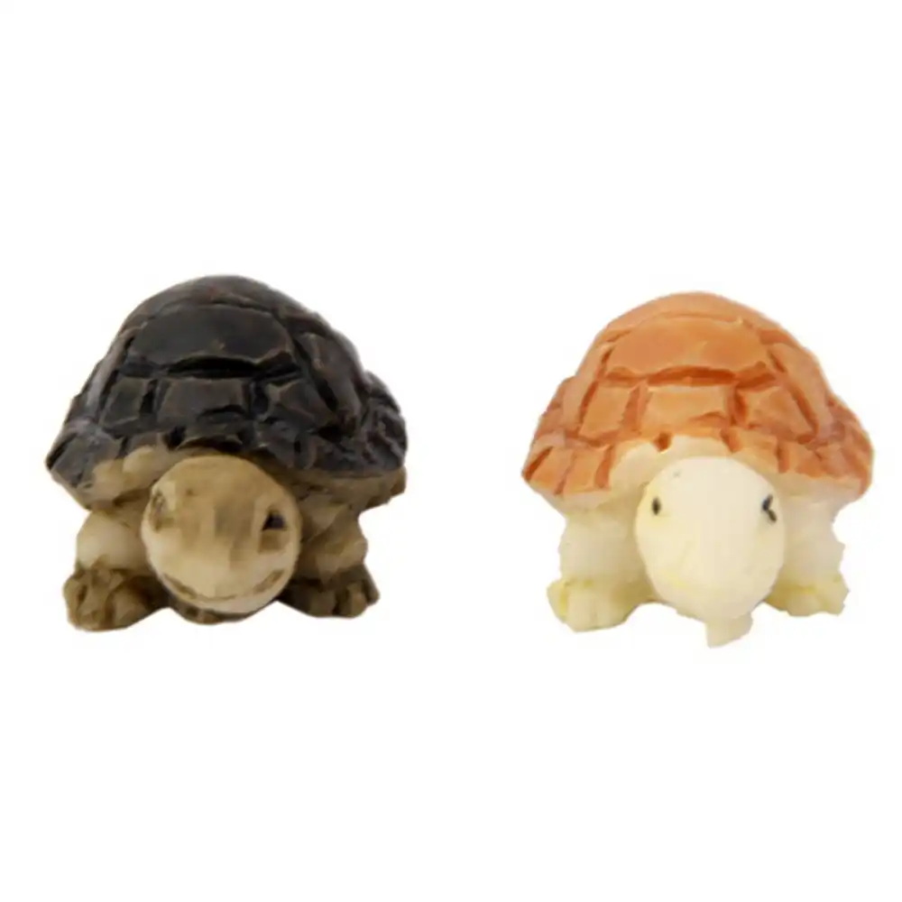 Mini Tortoise Model Fairy Garden Miniatures Succulents Micro Landscape Decor YJ