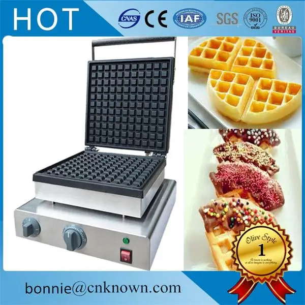 Teflon non stick coating Stainless steel waffle maker electric Kitchen
