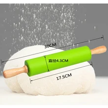 Рождество тиснение скалка для выпечки печенье лапши печенье, фондан, пирог тесто выгравированы ролик силиконовые активности ролик