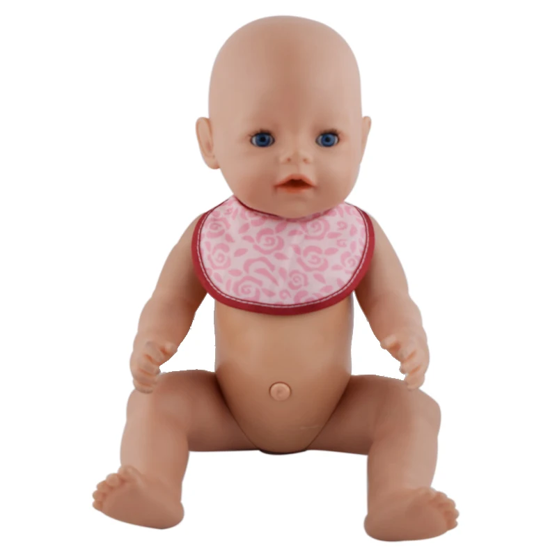 

Bibs Fit For 43cm Baby Doll Clothes And 17inch Doll Accessories