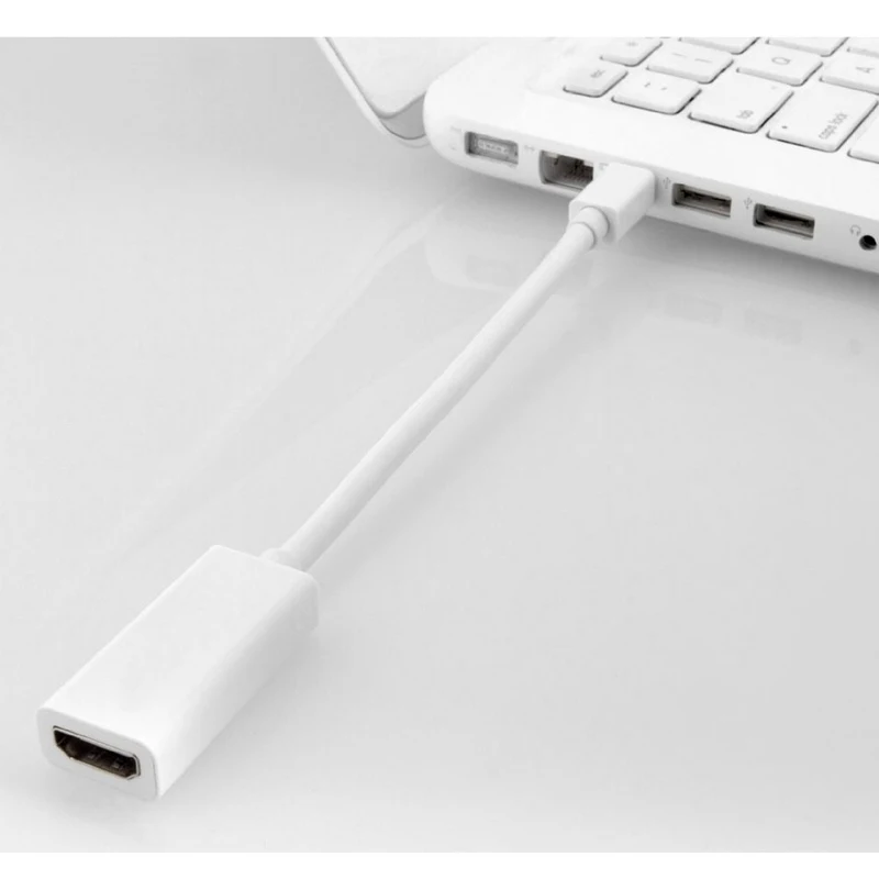 Mini DisplayPort Display Port DP to HDMI Adapter Cable 1080P HD For