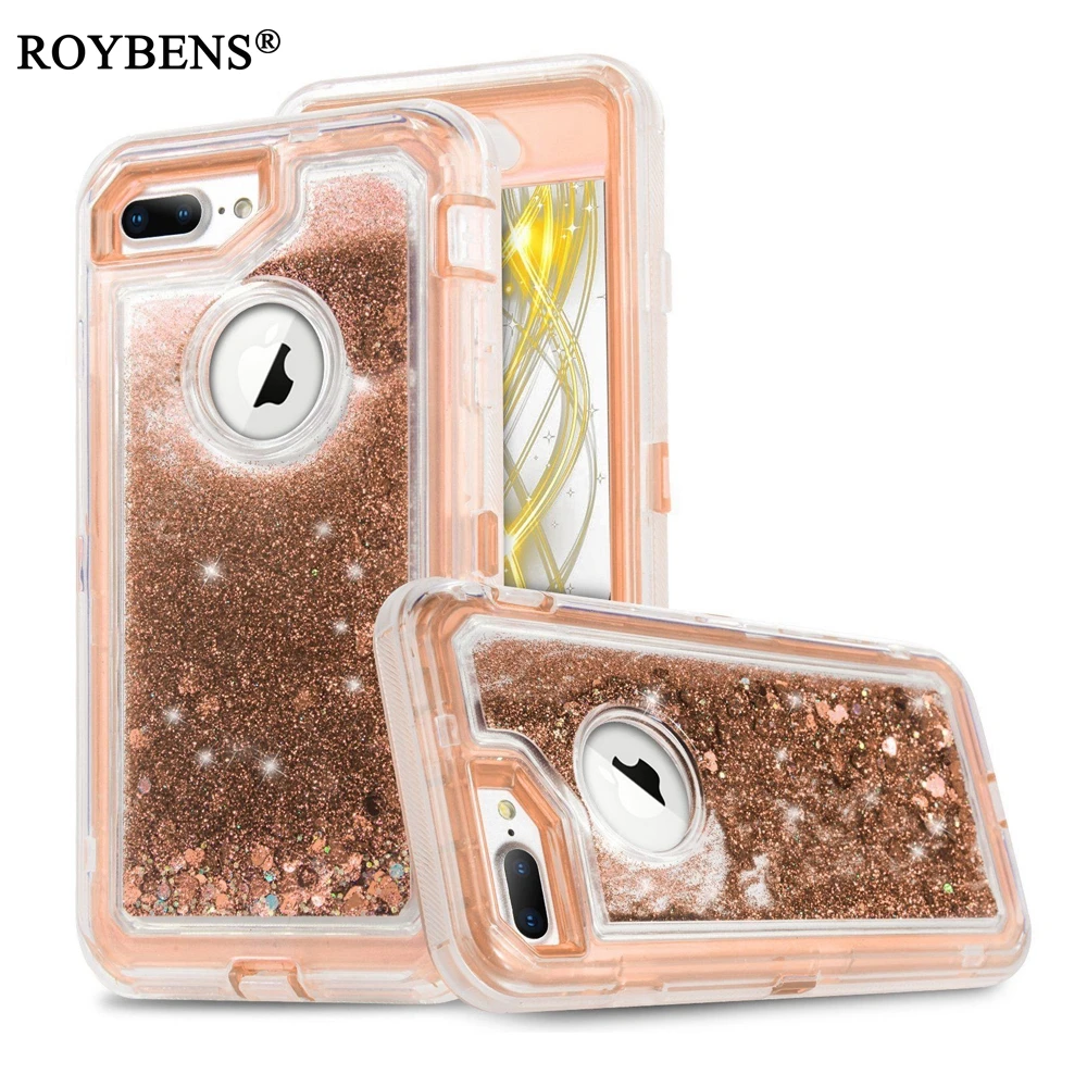 

Liquid Sand Case For iPhone X XS Max Heavy Duty Hard PC Cover Bling Glitter Quicksand Shockproof Case For iPhone 6 6S 7 8 Plus