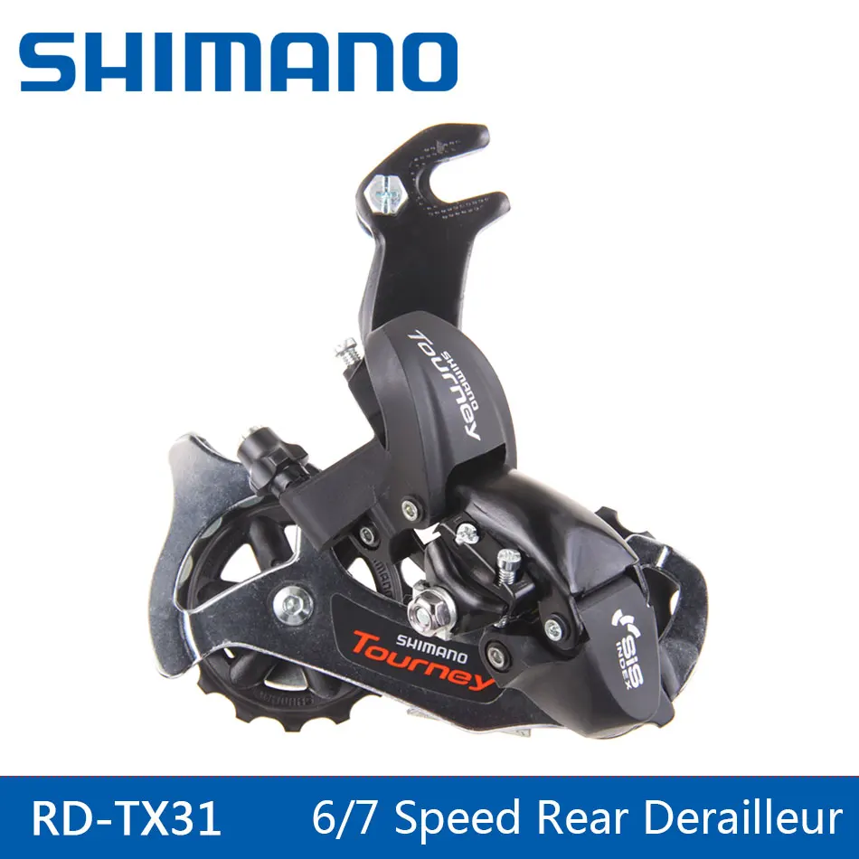 Koop SHIMANO Bike Derailleur Fietsonderdelen RD TX31 MTB fiets 6 7 8 Speed 18 21 24 s MTB Voor Bike Rear derailleur