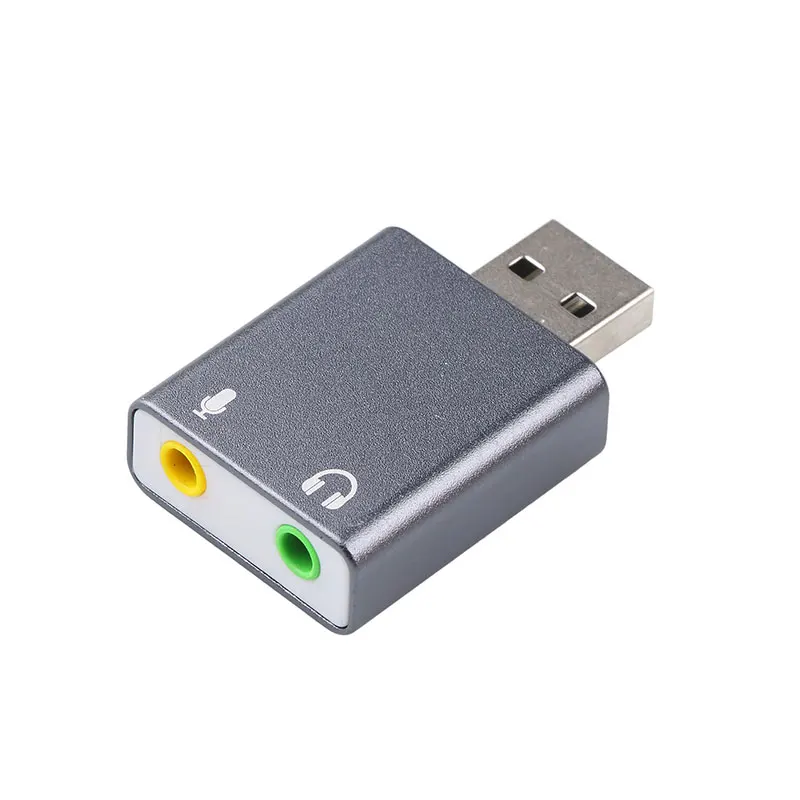 Kebidu USB Аудио Звуковая карта к разъему 3 5 мм адаптер для наушников микрофон