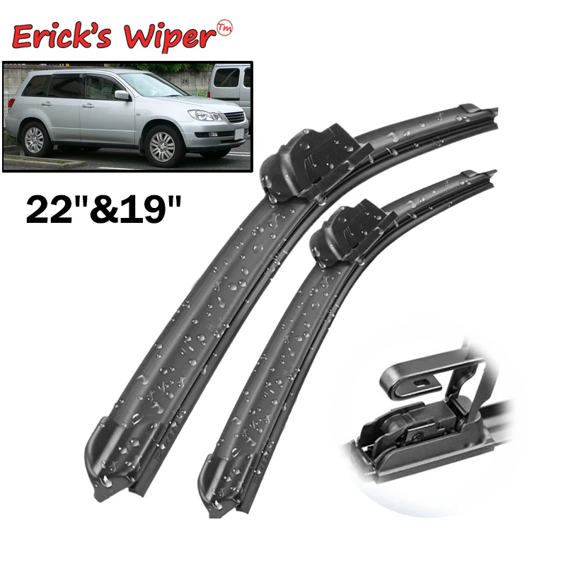 Передние стеклоочистители Erick's LHD для Mitsubishi Outlander CU ZE ZF 2001 - 2008 лобовое стекло 22