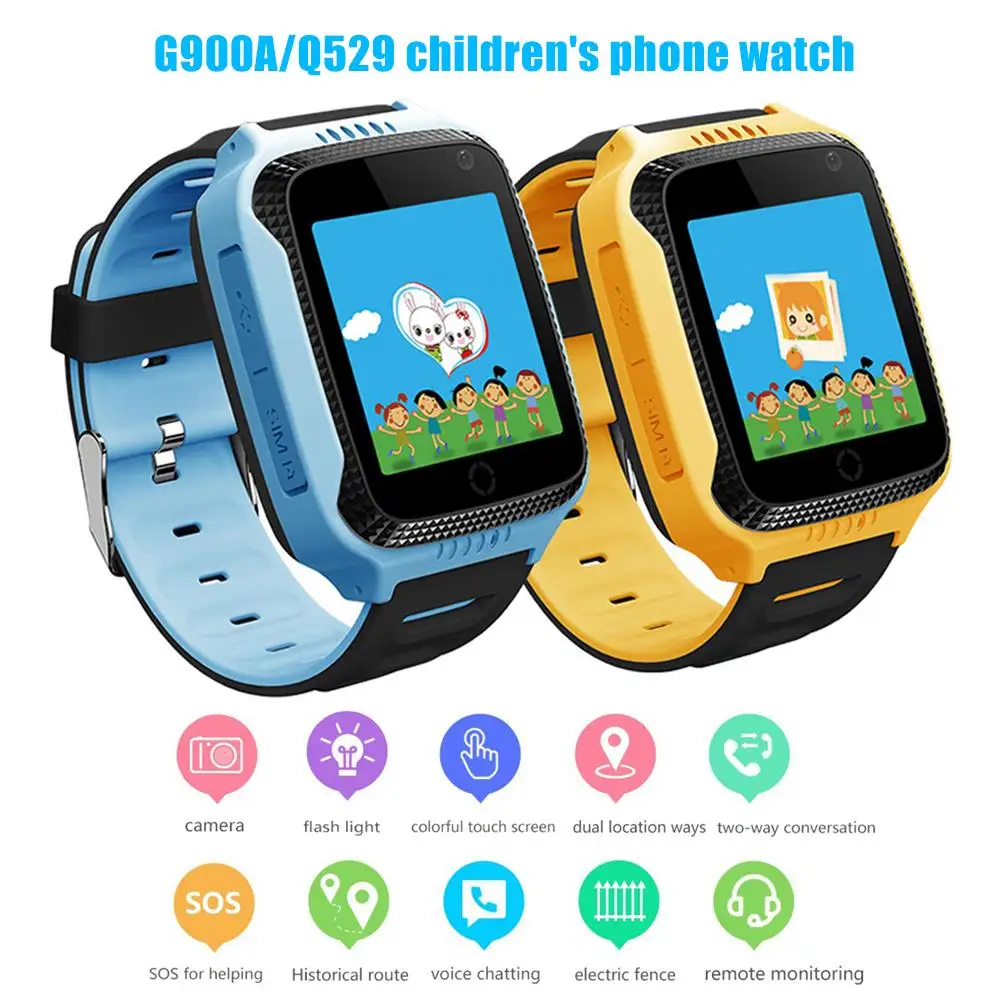 

For Children G900A/Q529 Kids Smart Watch SOS Emergency Call Camera GPS Locator Wristband