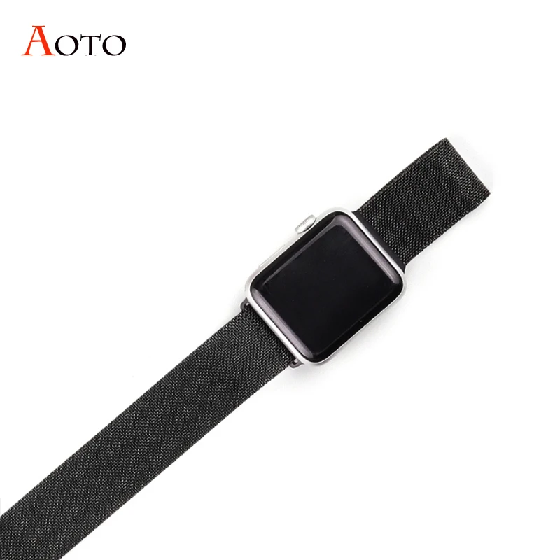 

Milanese bands For apple watch 4 40mm 44mm fashion metal Strap iwatch 2 3 38mm 42mm Smart Sports band (Non-Original bands)