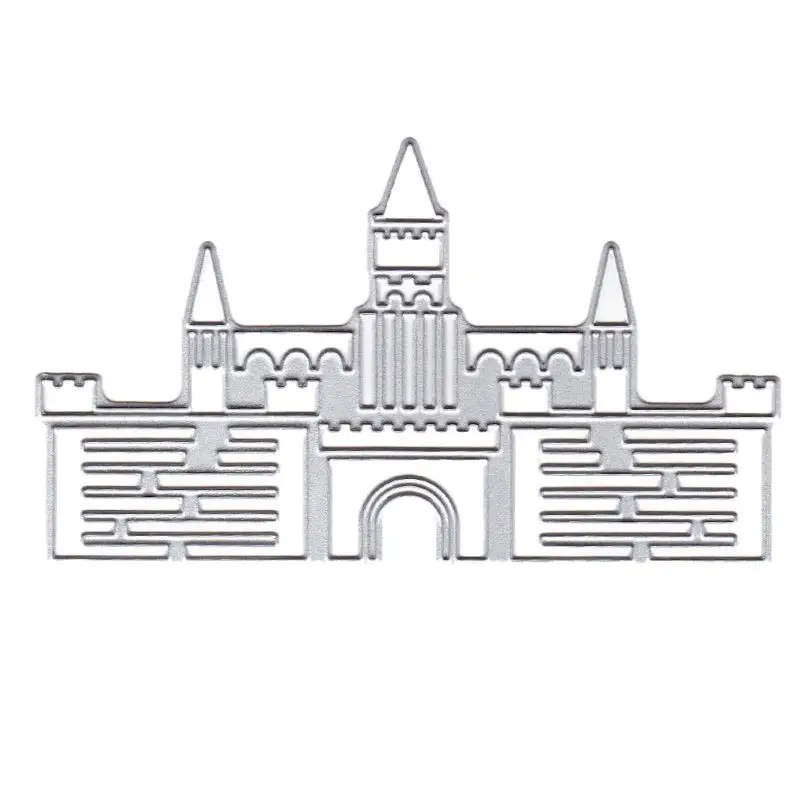 

Castle Metal Cutting Dies Stencil DIY Scrapbooking Album Stamp Paper Card Embossing Crafts Decor