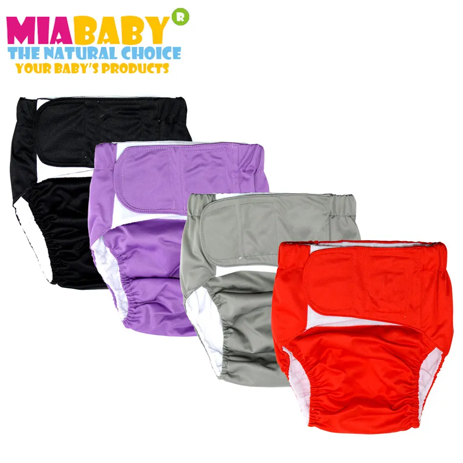 Miababy тканевый подгузник для взрослых, детей и дедушек, моющийся и многоразовый
