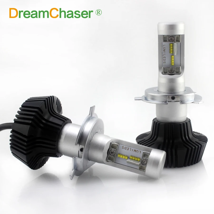 Dream Chaser 1set H4 H7 LED 30W For Philips chip Car LED Headlight Kit