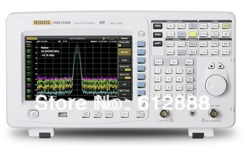 

NEW RIGOL Spectrum Analyzer DSA1030A 9kHz-3GHz 8.5" TFT (800x480) 148dBm