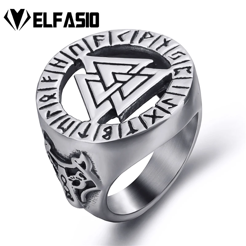 Valknut скандинавский символ Одина Норский Викинг серебряные украшения для мужчин