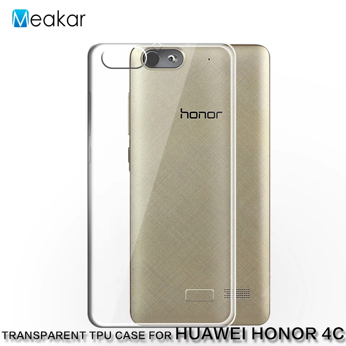 

Transparent Soft TPU Silicon 5.0for Huawei Honor 4C Case For Huawei Honor 4C G Play Mini Cell Phone Back Cover Case