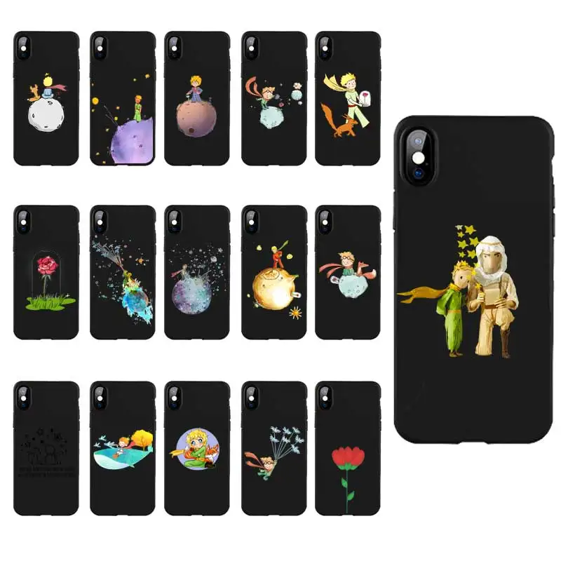 M249 Little Prince Black Silicone Case Cover For Apple iPhone 11 Pro XR XS Max X 8 7 6 6S Plus 5 5S 5G SE |