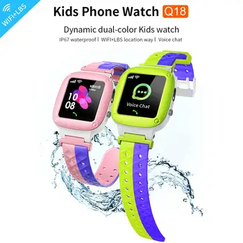 

1.44 Inch Touch Screen Q18 Smart Watch SOS Call GPRS Location Device Anti Lost Tracker Fashion Children Watch