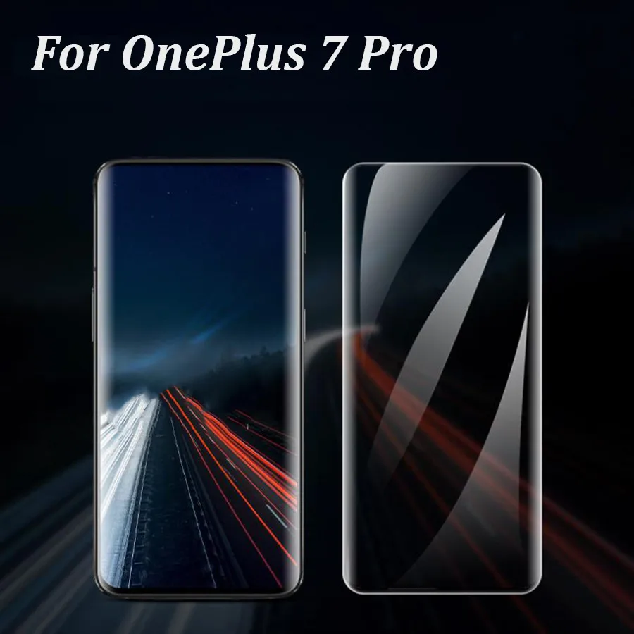 5D УФ жидкое полное Клей закаленное стекло для OnePlus 7 Pro Защита экрана для One Plus 7 Pro Oneplus7pro Защитная HD стеклянная плёнка