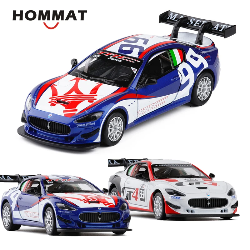 

HOMMAT Simulation 1:32 Scale Maserati MC GT4 Racing Model Car Vehicle Alloy Diecast Toy Car Model Gift Cars Toys For Children