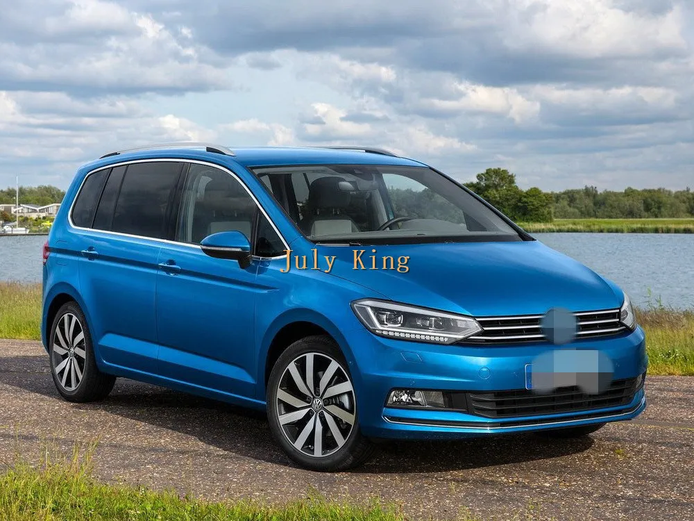 Светодиодный чехол для зеркала заднего вида для VW Golf 7th 2013+ Touran+ Sagitar и т. д.; желтый указатель поворота, DRL, наземная лампа