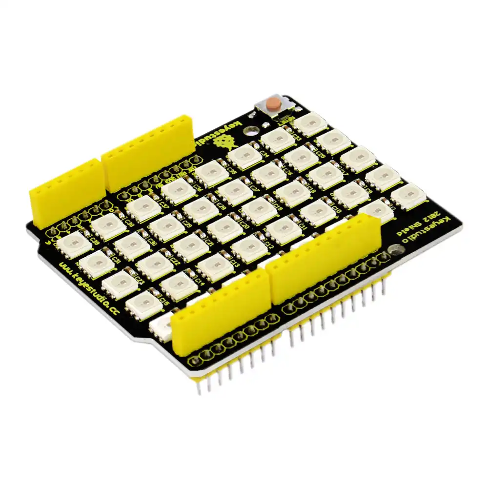 NEW! Keyestudio 40 RGB LED WS2812 Pixel Matrix Shield for Arduino