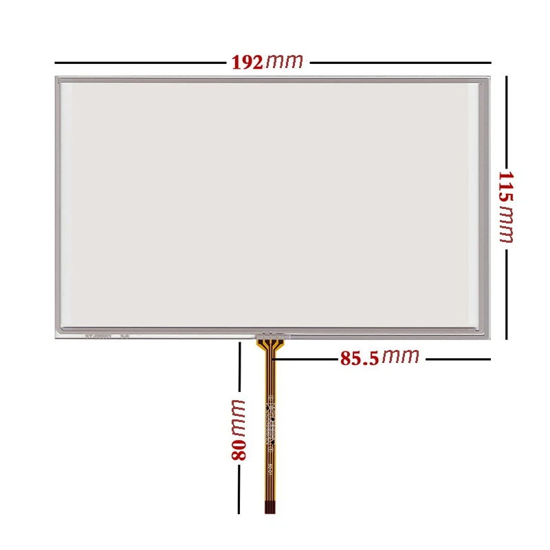 

Original 8inch 192*115mm Resistive Touch Screen Replacement