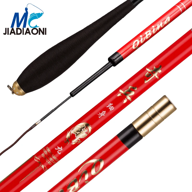 

JIADIAONI 37 Tune Carbon Fiber 2.7m/3.6m/3.9m/4.5m/4.8m/5.4m/ Super Light Thin HardTaiwan Fishing Rod Fishing Tackle