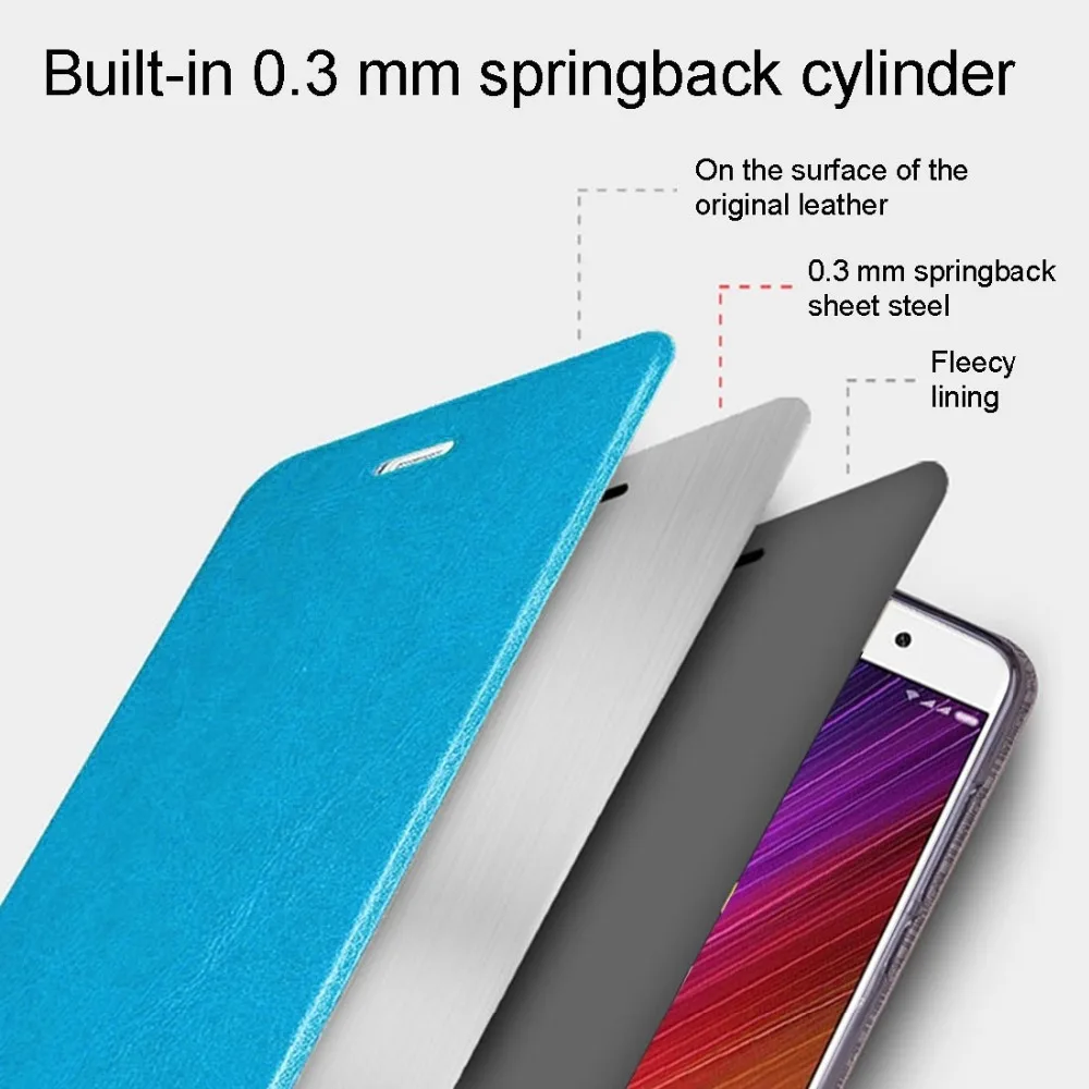 Оригинальный бренд MOFI для Xiaomi Redmi 4 Чехол 5 0 дюймов Note Флип кожаный чехол тонкий