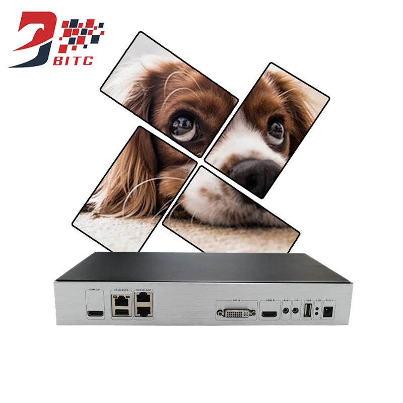 

SZBITC Video Rotate Processor 45 degrees Roate LCD Video Wall Controller 1080P 12V HDMI Monitor