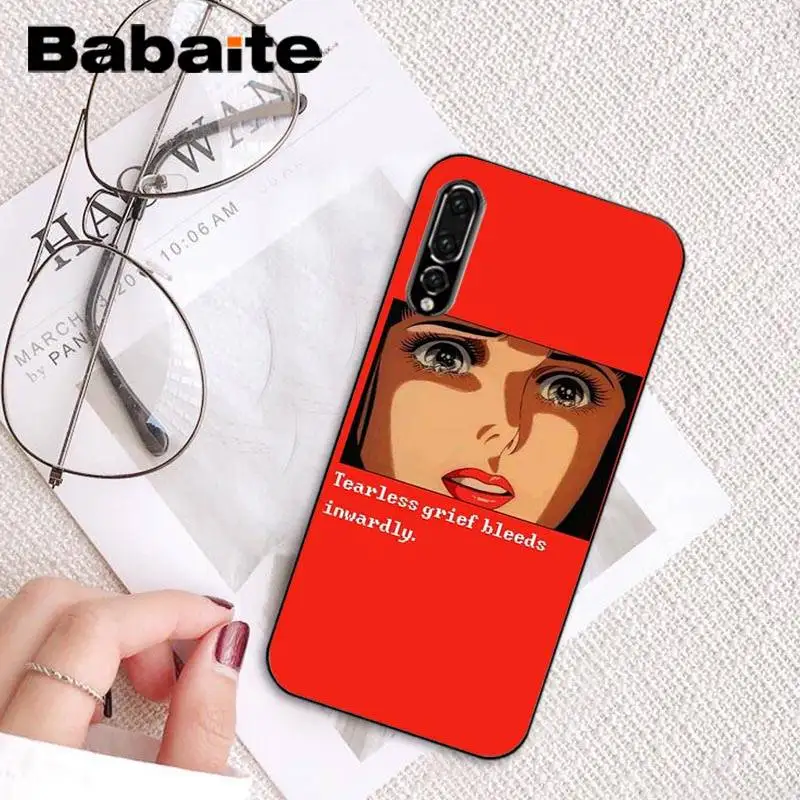 Beautiful eyes of cartoon anime girl