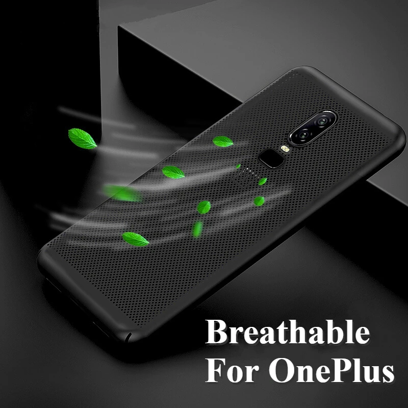 

Heat Dissipation Phone Case For Oneplus 7Pro Cooling Case Cover For Oneplus 5T 5 oneplus 6T Shockproof Hard PC Protector Coque