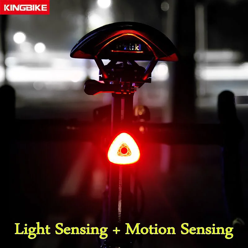 Flash Deal 2019 Smart Brake Sensor Cycling Taillight USB Chargeable Bike LED Tail Light MTB Road Cycle Rear Waterproof Bycicle Back Lights 3