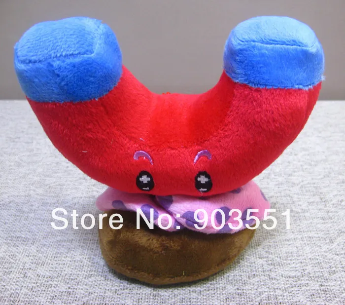 Free Shipping 16cm Plants VS zombies PVZ Magnet-Shroom Soft Stuffed Plush Toy  Xmas Gift