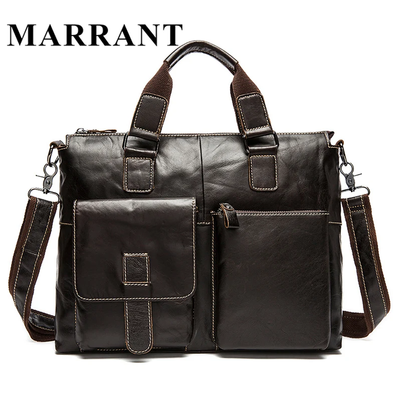 Genuine Leather Men bag Casual men's briefcase shoulder Bags Laptop crossbody messenger bag men leather men's travel bags 2016