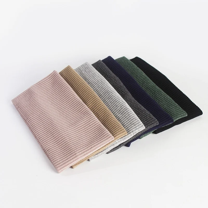 

2019 Women Turban Headband Girls Plain Warm Winter Elastic Hair Band Knitted Fabric Hair Accessories Head Wrap bandeau de femmes