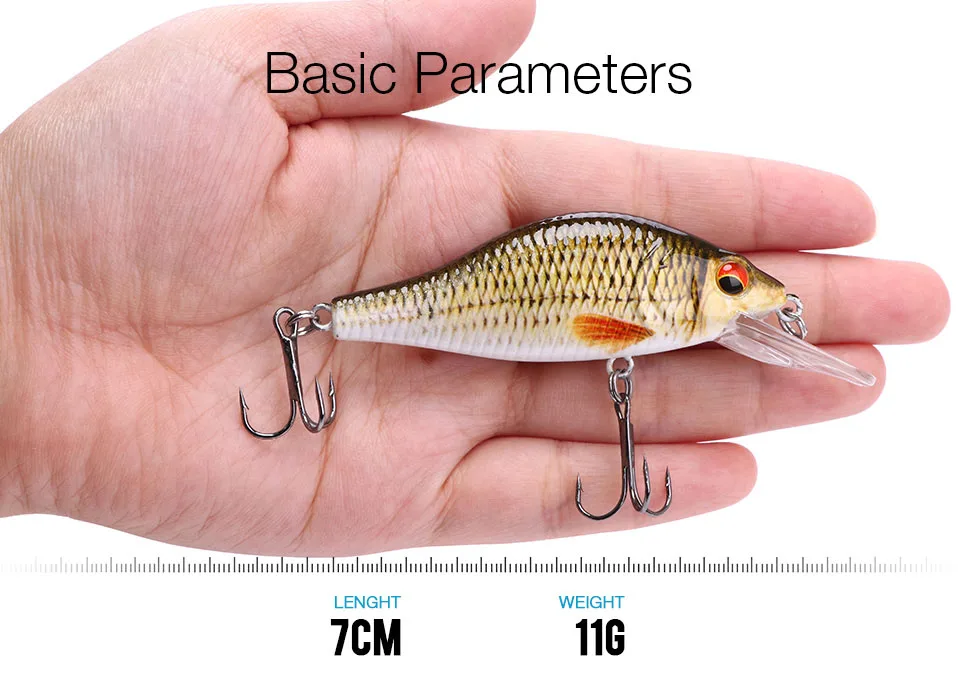 TREHOOK 4 г/11 г/22 г Черный Гольян воблеры Щука рыболовная приманка искусственная приманка Жесткий Swimbait мини кренкбейты Fsihing снасти приманки