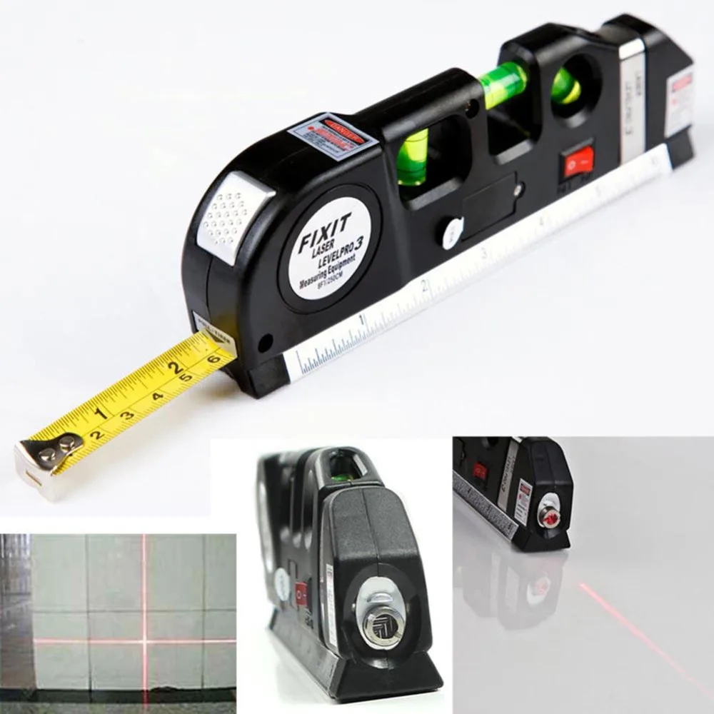 2017 New Laser Level Horizon Vertical Measure 8FT Aligner Standard and