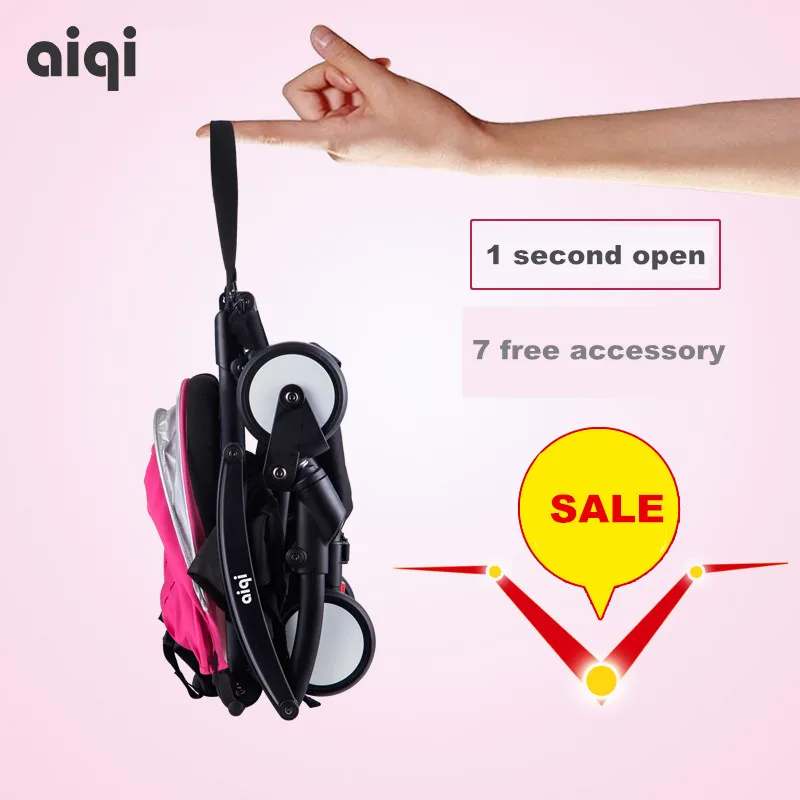 

Aiqi light baby ultra-light car umbrella child folding portable summer trolleys baby stroller