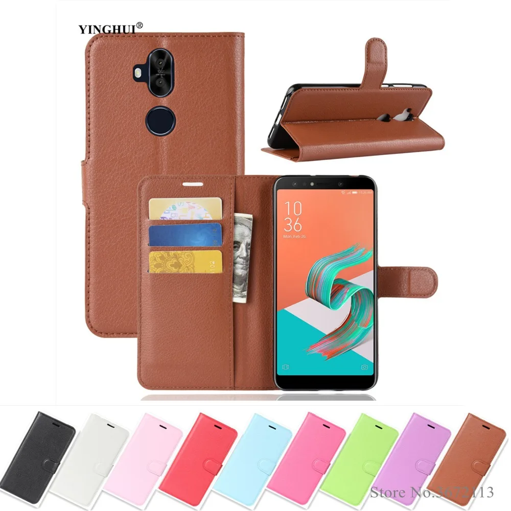 Роскошный чехол для Asus Zenfone 5 lite ZC600KL кошелек Флип PU Кожаные чехлы телефонов Fundas