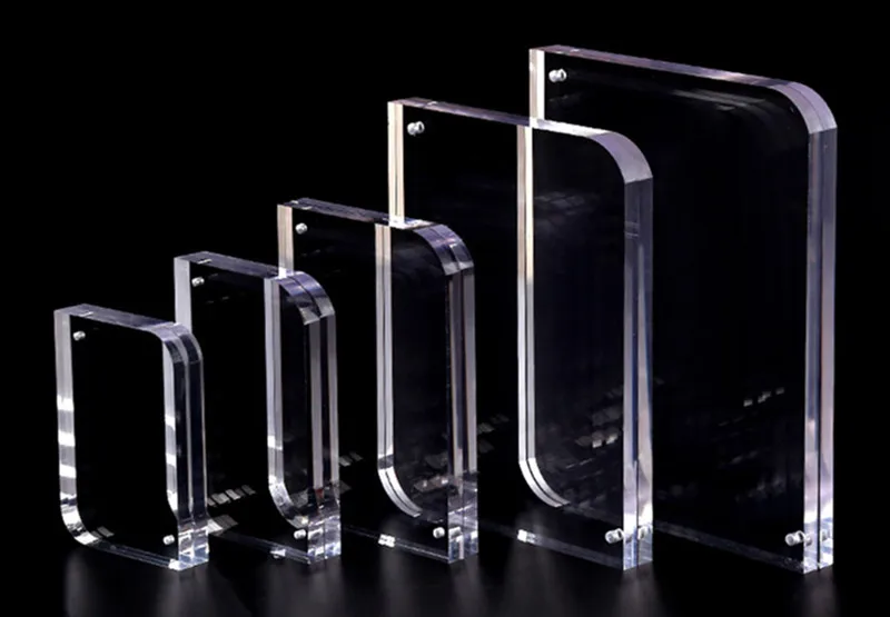 acrylic photo frame magnet picture frame home garden decor (2)