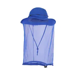 Походные кепки для рыбалки против насекомых, комаров шляпа от насекомых Рыбалка Hat москитная сетка голова чистая Защита для лица