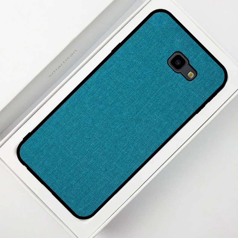 Для Samsung Galaxy J4 J6 Plus 2018 чехол Роскошный тканевый мягкий брезент из искусственной