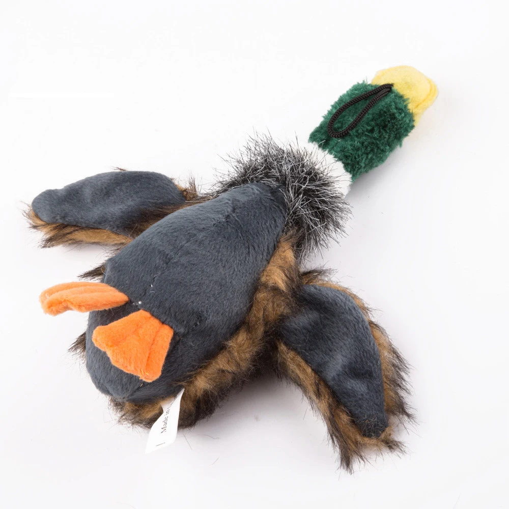 

Pet Puppy Chew Plush Cartoon Animals Stuffed Squeaking Duck Dog Toy Lovely Dog Toys Duck Shaped Squeaky Duck Toy