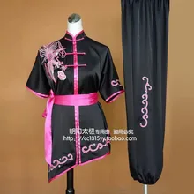 Customize Chinese wushu uniform Kungfu clothing Martial arts suit Phoenix embroidery for women men boy girl children kids