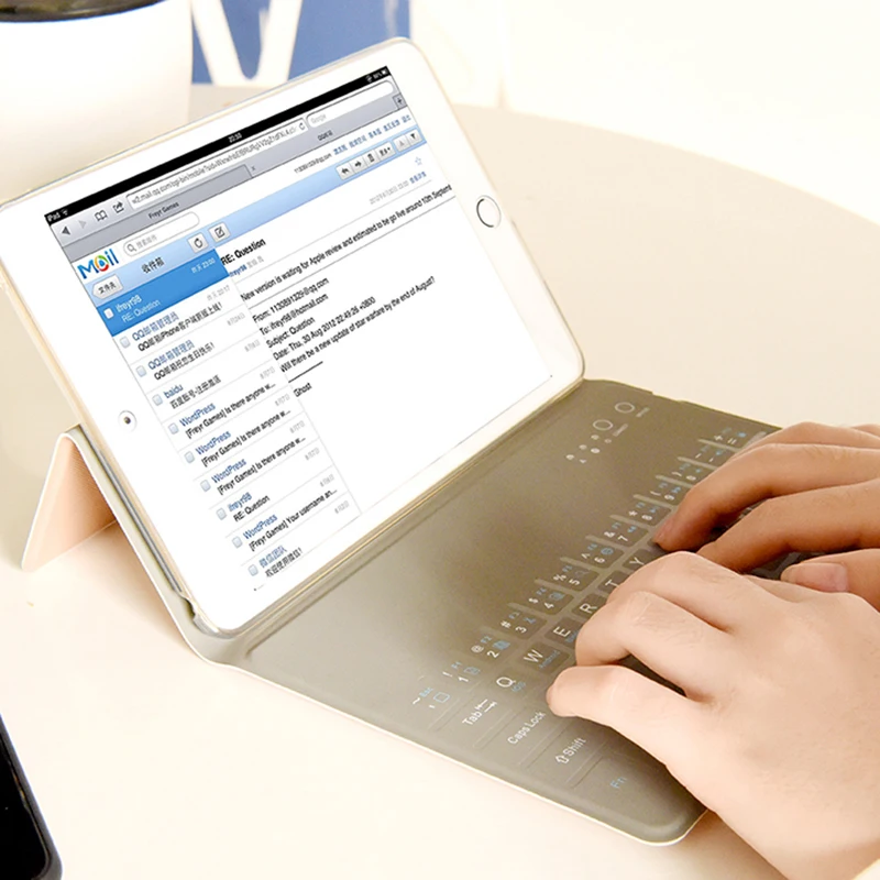 Новая модная ультратонкая умная Bluetooth сенсорная клавиатура для iPad Air 10,5 дюймов 64 г/256 г чехол для планшета с клавиатурой водостойкий