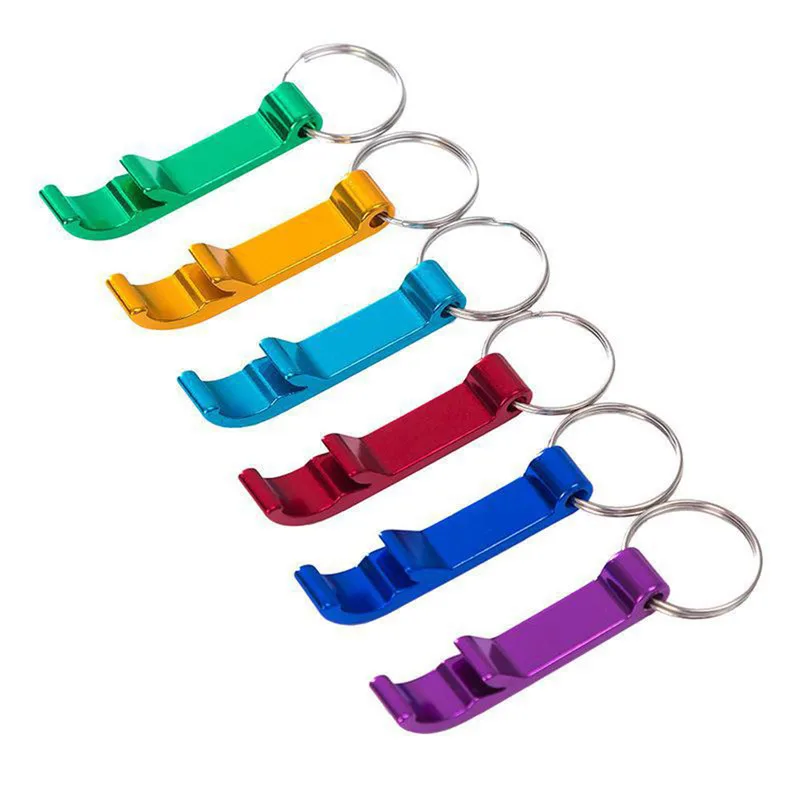 

Creative 4 In 1 Bottle Opener Portable Keychain Key Ring Beer Can Bottle Opener Party Wedding Favor Gifts Kitchen Bar Gadgets