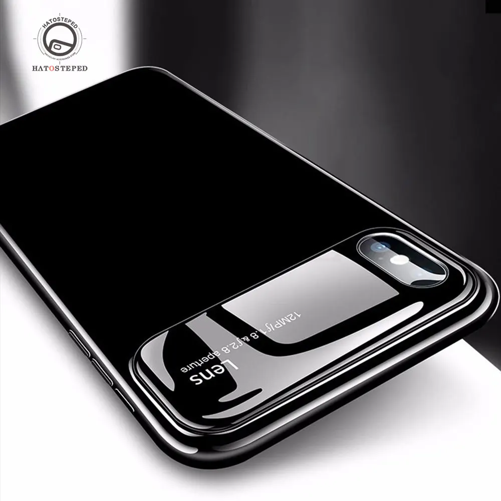 Прозрачный зеркальный чехол для телефона iPhone 7 Полный защитный 6 6s 7plus 8 8plus X